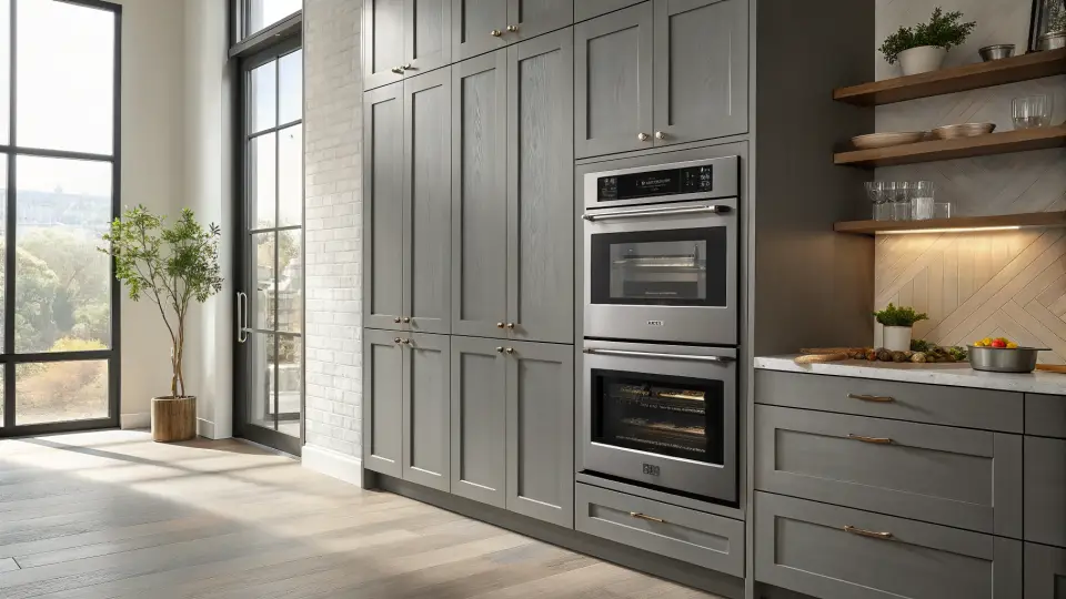 Illustration of a kitchen remodeling project