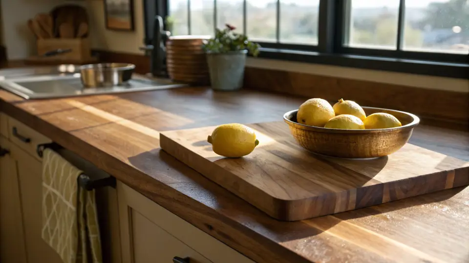 Illustration of a kitchen remodeling project