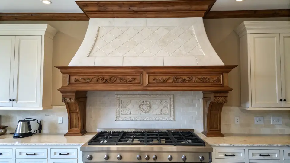 Illustration of a kitchen remodeling project