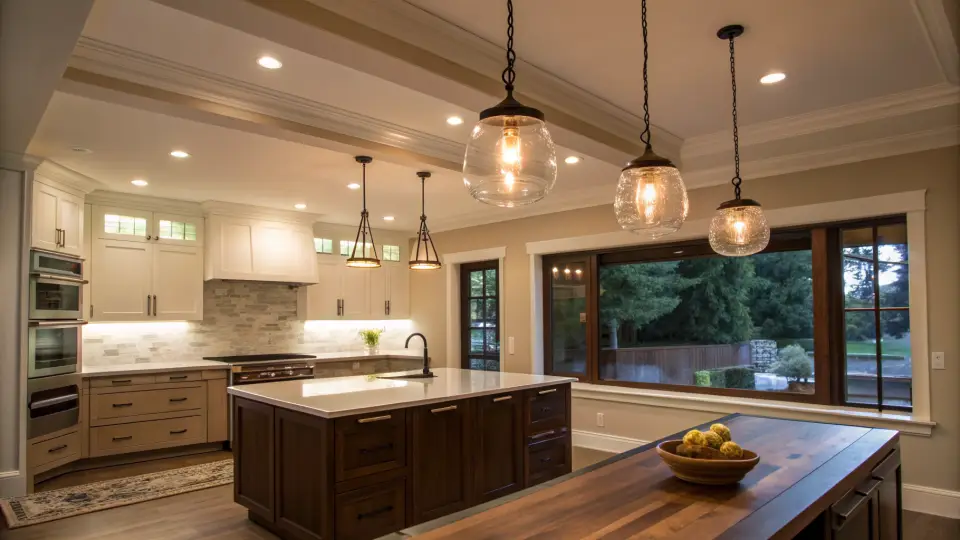 Illustration of a kitchen remodeling project
