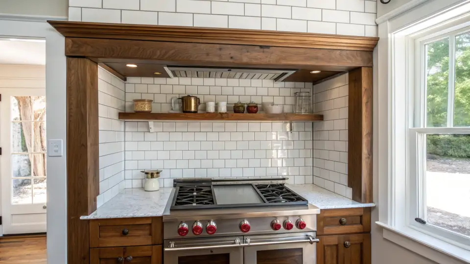 Illustration of a kitchen remodeling project
