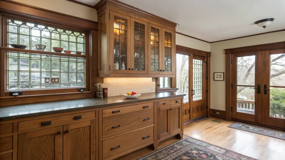 Illustration of a kitchen remodeling project