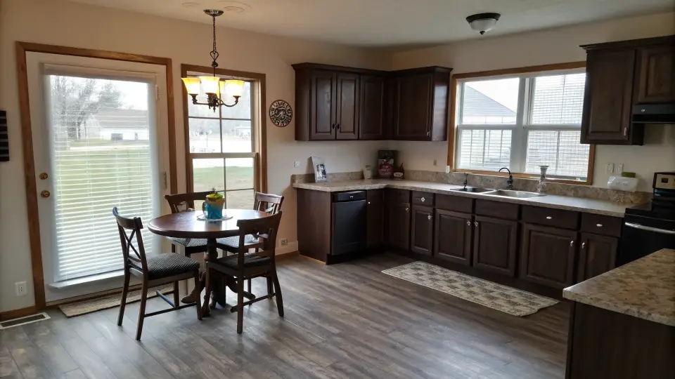 Illustration of a kitchen remodeling project