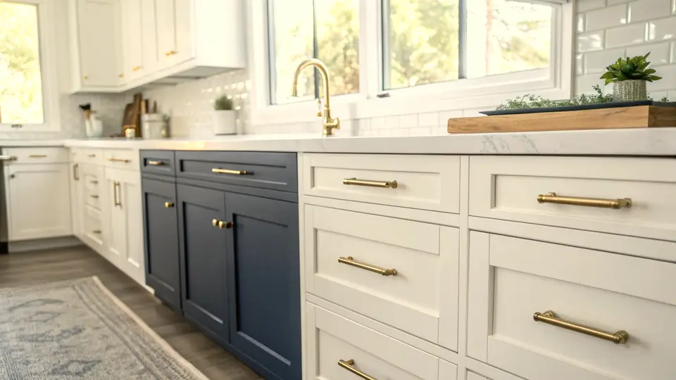 Illustration of a kitchen remodeling project